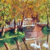 Bridge at Roath Park II