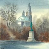 Gorsedd Gardens & City Hall Cardiff