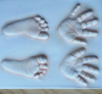 2D outprints- Two feet, two hands