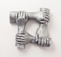 Circle of hands-Four people- £450