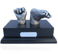 Baby Prints on a black plinth