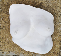 Breast cast straight out the mould.