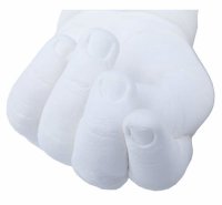 A little white hand cast!