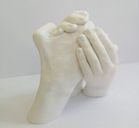 Beautiful family cast finished in white