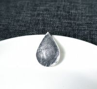 Foundry cast finger print Pendant