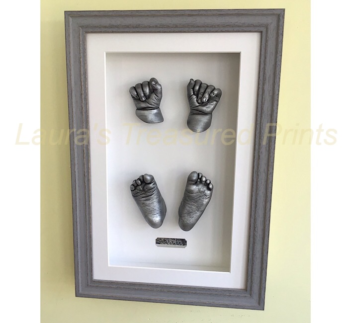Full set of newborn framed baby casts