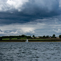 Boat on Rutland Water--Carrie Woodhead--1