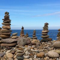Cairns on Lindisfarne