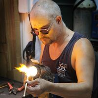 Glass Worker John Andrews