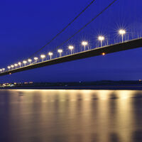 Group C - Second - Humber Bridge by Night - Kathleen Newsam