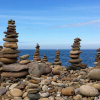Mobile Phone - First - Cairns on Lindisfarne - Kathleen Newsam