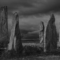 Group B - Second - Dark Clouds over the Callanish Stones - Jayne Hutchings