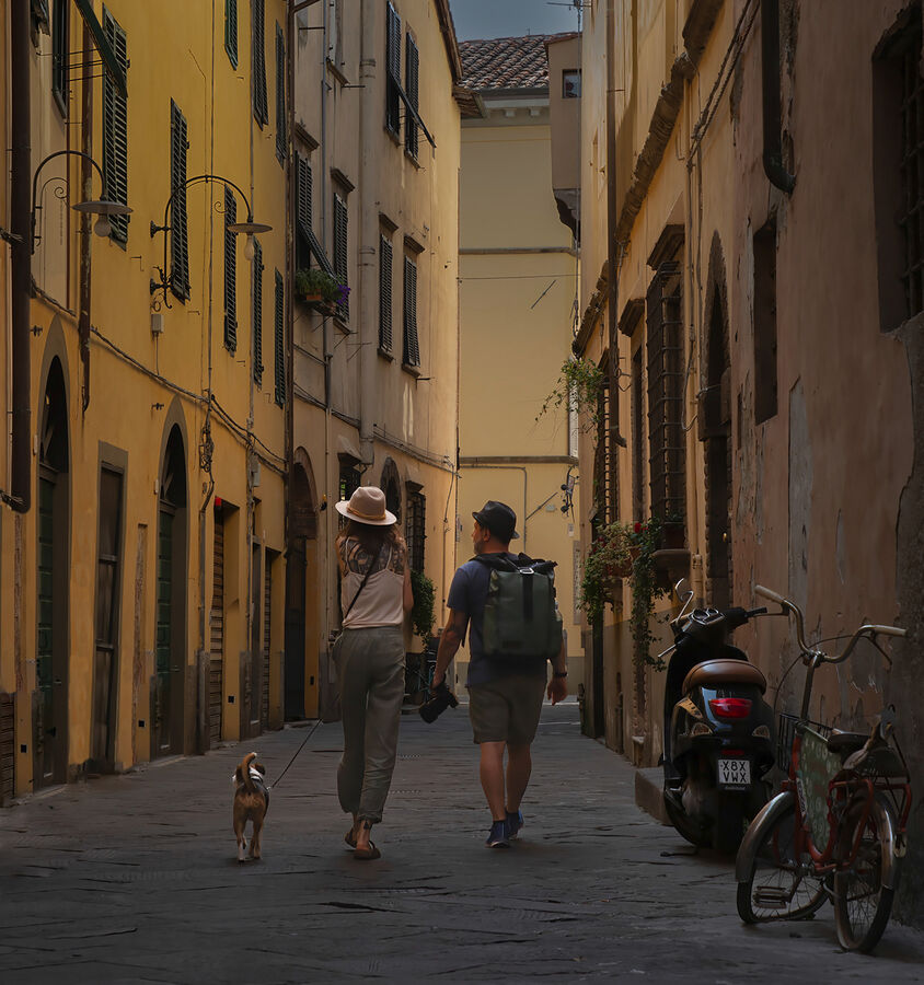 Highly Commended - Walking the Streets of Lucca - Nigel Maddern