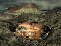 Group A - Highly Commended - Landscape with Wreck - John Whitby