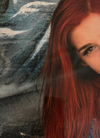 Group B - Third - Red Head against Painted Wall - John Allen