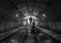 Group A - Highly Commended - Descending the Tube - Nigel Maddern
