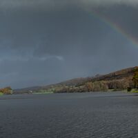 Rainbow at lake district