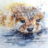 Otter painting