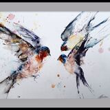" Flying high " RESERVED Swallows