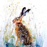 ' Earthling ' SOLD PAINTING Hare