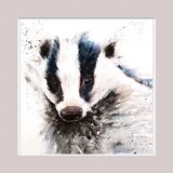Sold badger painting Badger painting