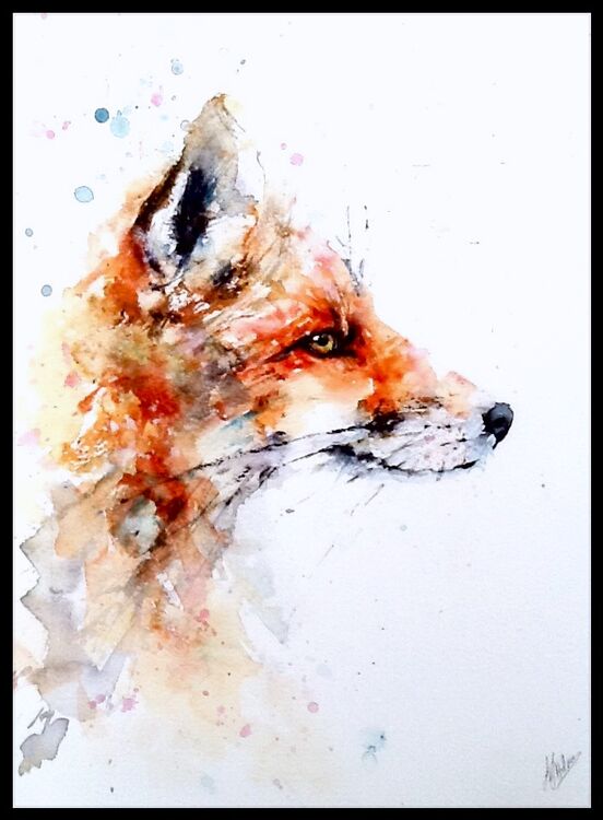 Fox painting