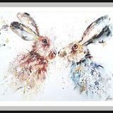 " Truly madly deeply " SOLD Hares