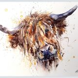 ' Glorious coo ' £160 Highland cow
