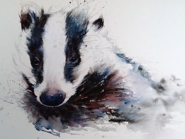 Badger painting