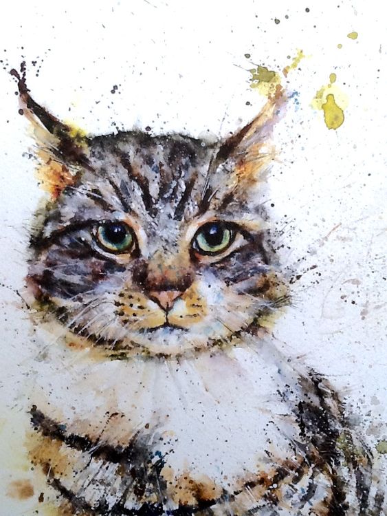 Cat painting