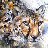 Cheetah painting
