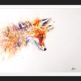 ' Stay foxy ' SOLD Red fox painting