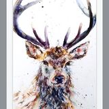 " Be majestic " Stag painting