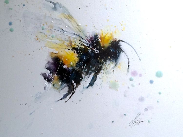 Little bee painting
