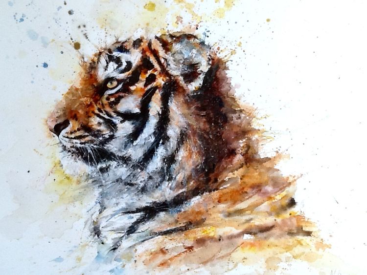 Tiger painting