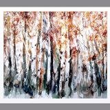 Silver Birch 1 SOLD Tree painting