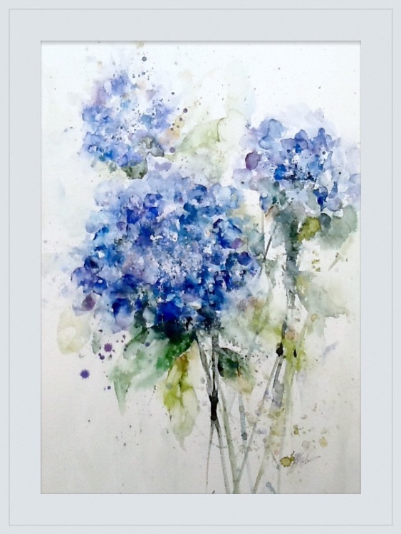 " Beautiful blues " SOLD
