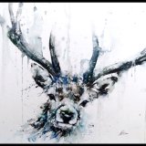 Stag painting SOLD Stag painting