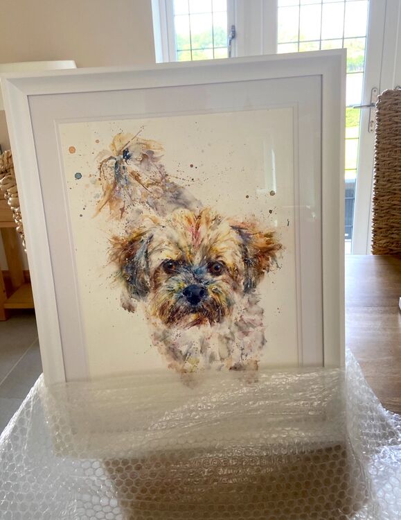 Dog painting pet portraits