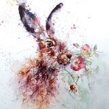 " Pretty in pink " Hare SOLD