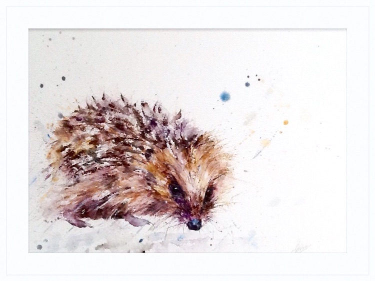 Hedgehog painting