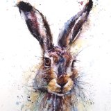 " Wink " Hare painting