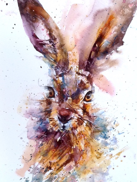 Hare painting