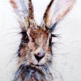 Cute hare painting SOLD OUT Cute hare painting