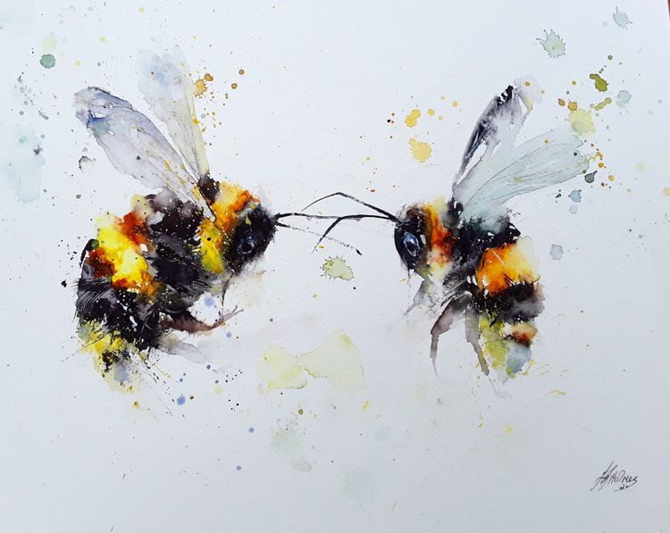 Bee painting