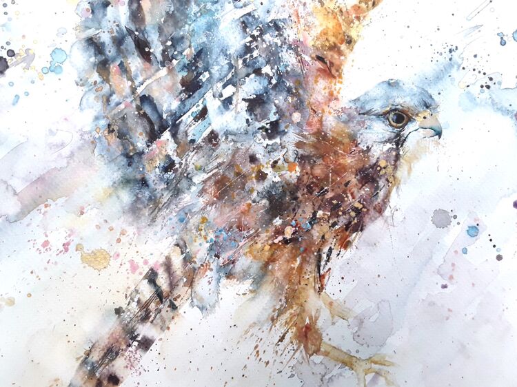 Squirrel painting