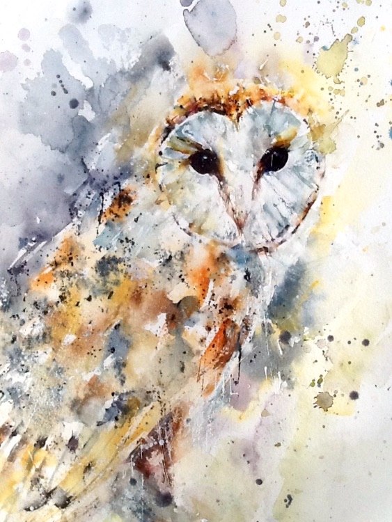 Owl painting