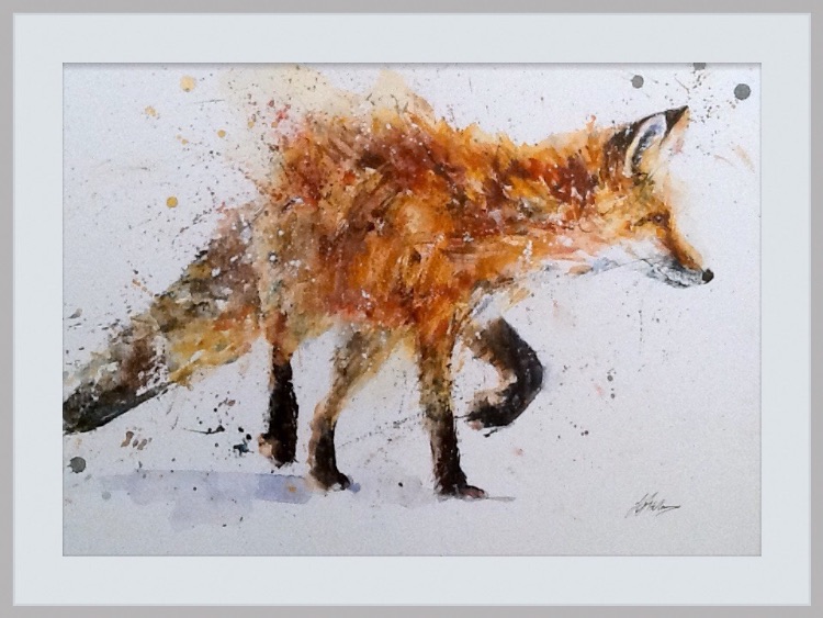 Fox painting