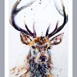 " Be majestic" Be majestic stag painting