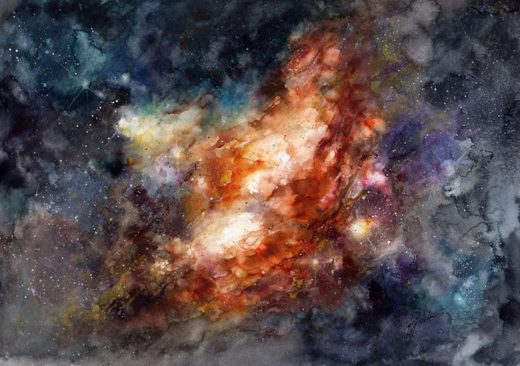 Watercolour painting
